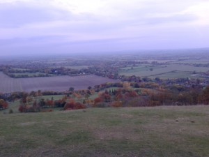 Autumn view from Coombe Hill